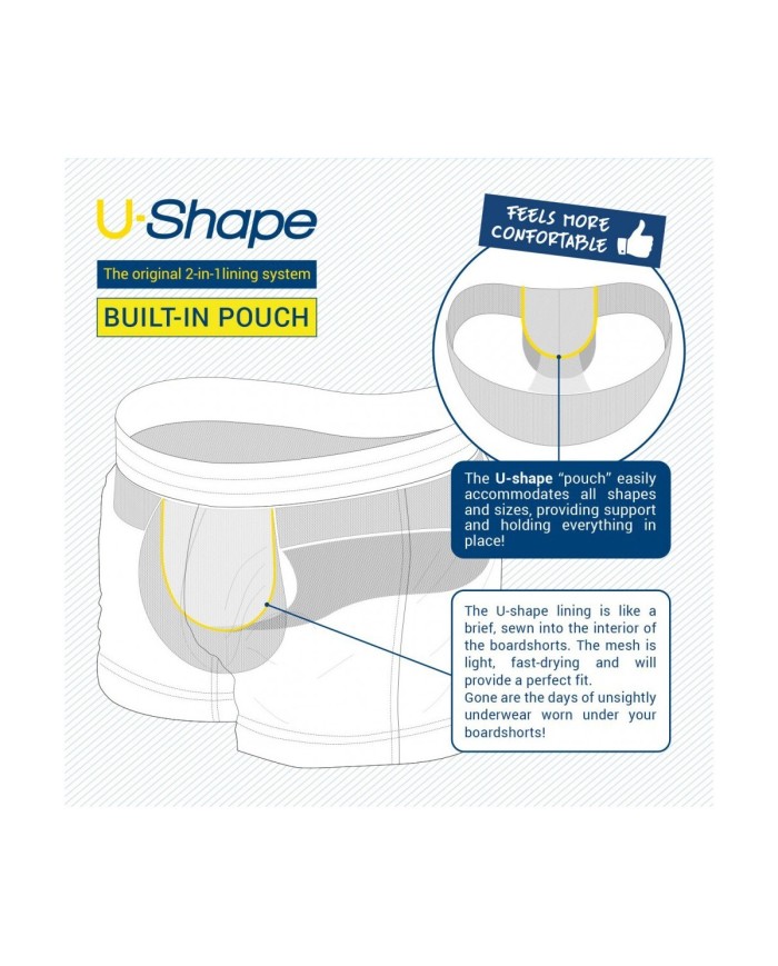 ES Collection Vékony Csíkos Fürdőshort 2307