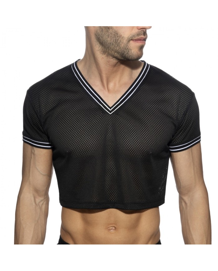 Addicted Slam V-Neck Crop Top AD1274