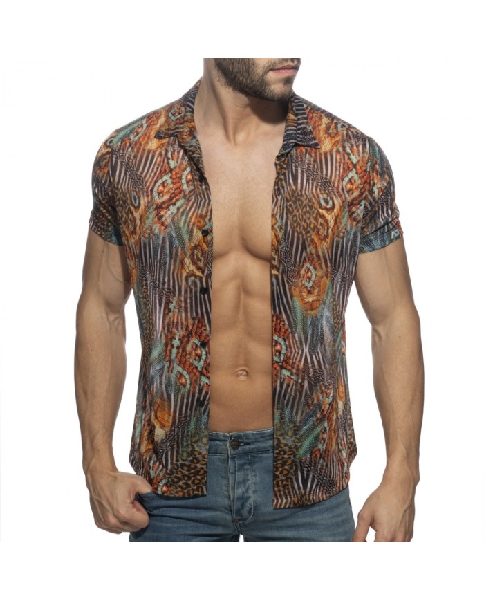 Addicted Animal Print Shirt AD1312