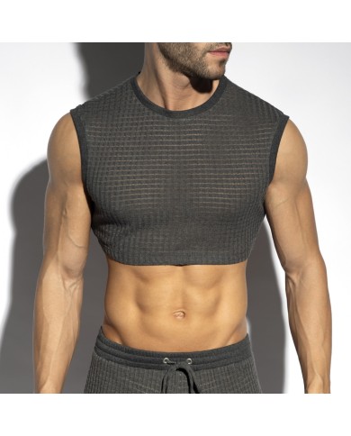 ES Collection Sakk-Matt Crop Top TS342