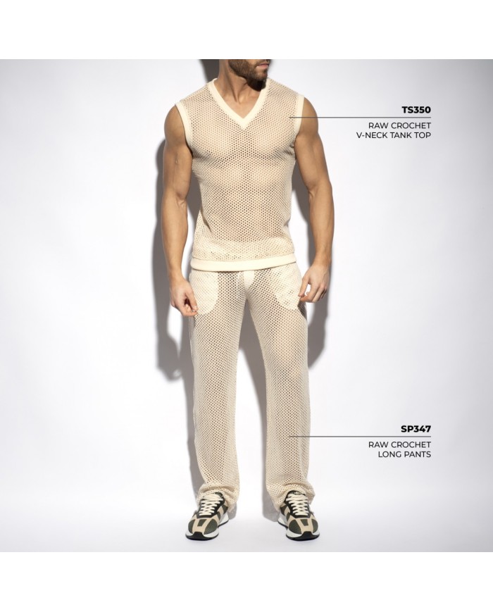 Es Collection Nyers Horgolt Hosszú Nadrág SP347