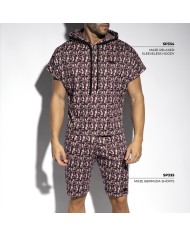 Es Collection Labirintus Laza Ujjatlan Kapucnis Pulóver SP334