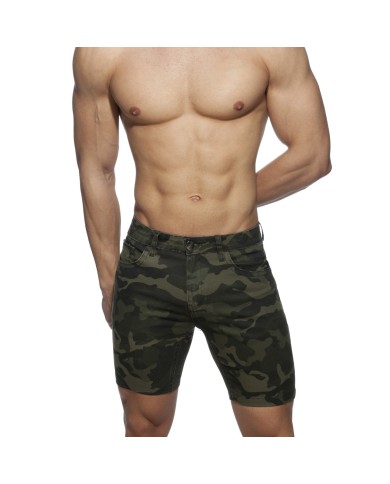 Addicted Camo Bermuda Jeans AD913