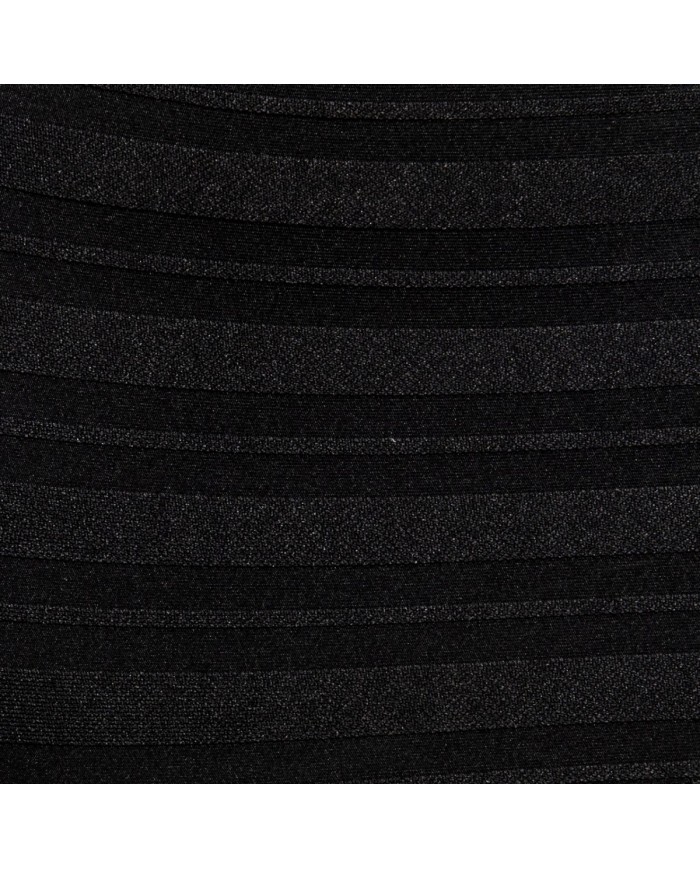 Addicted Fekete Csíkos Bikini AD1419