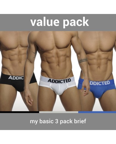 Addicted My Basic 3 Pack Brief AD420P