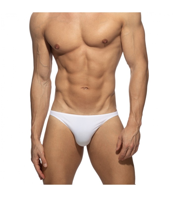 Addicted Hófehér Bordázott Bikini AD1465