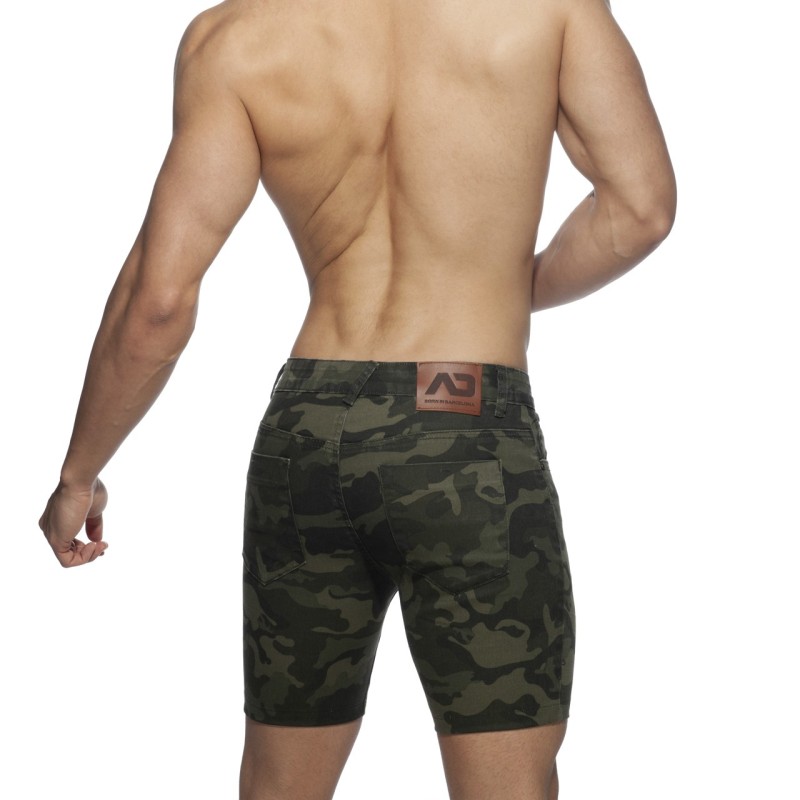 Addicted Camo Bermuda Jeans AD913 | ADDICTED Budapest – pick up in store