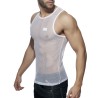 Addicted AD848 Addicted Black & White Mesh Tanktop AD848