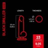 Addicted Dildó 23 cm AC173 | ADDICTED Budapest – üzletben átvehető
