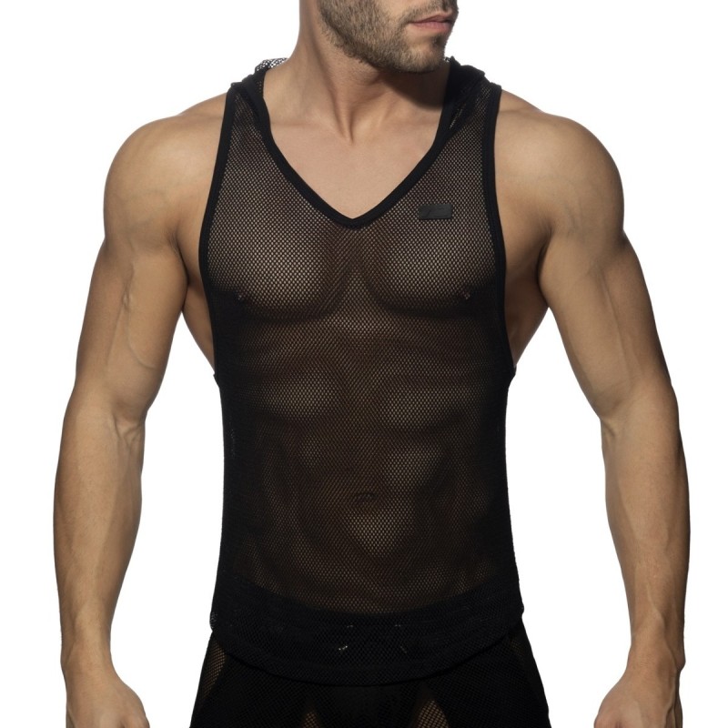  AD968 Addicted Mesh Sleeveless Hoody AD968