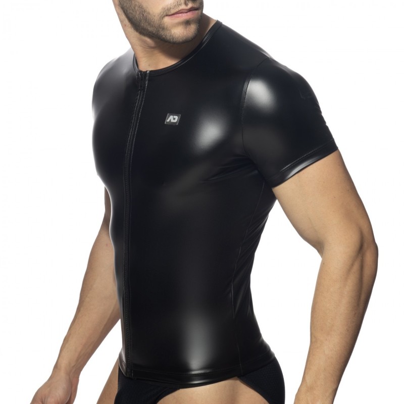 Addicted Zip Short Sleeves Fetish Shirt AD1035 | ADDICTED Budapest – pick up in store