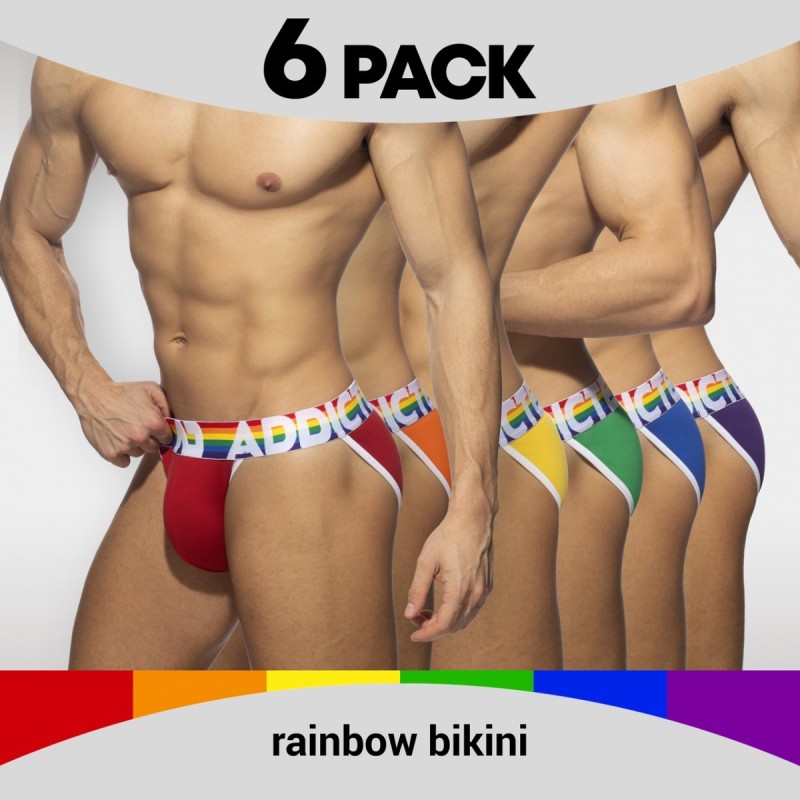 Addicted 6 Pack Rainbow Bikini AD1146 | ADDICTED Budapest – pick up in store