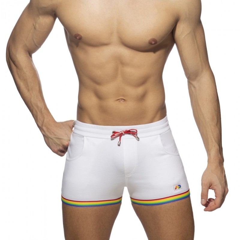 Addicted Rainbow Tape Cotton Shorts AD1147 | ADDICTED Budapest – pick up in store