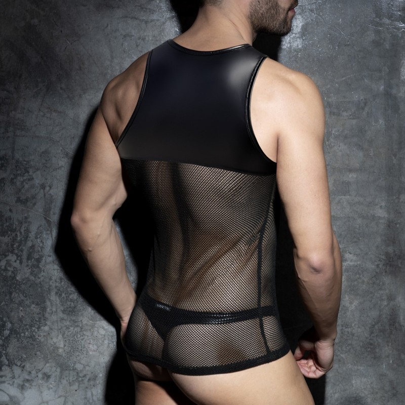  ADF178 Addicted Rub Mesh Tank Top ADF178