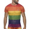 Addicted Mesh Rainbow T-shirt AD1167 | ADDICTED Budapest – pick up in store