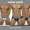Addicted 3 Pack Mesh Push Up Jock AD479 | ADDICTED Budapest – pick up in store