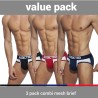 Addicted 3 Pack Combi Mesh Brief AD845 | ADDICTED Budapest – pick up in store