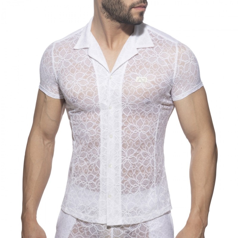 Addicted Flowery Lace Shirt AD1192 | ADDICTED Budapest – pick up in store