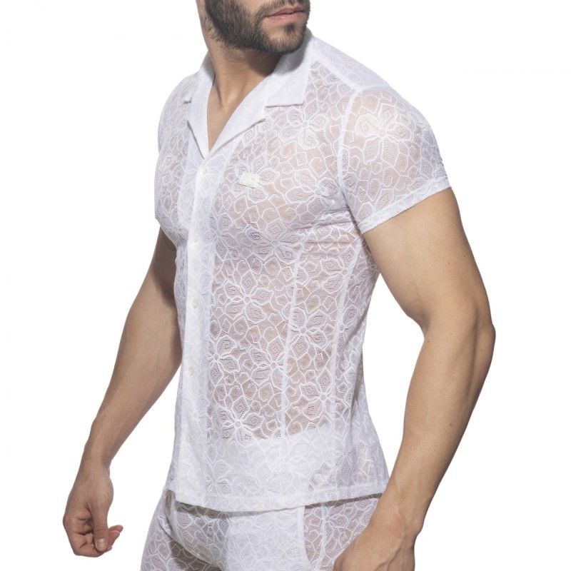Addicted Flowery Lace Shirt AD1192 | ADDICTED Budapest – pick up in store