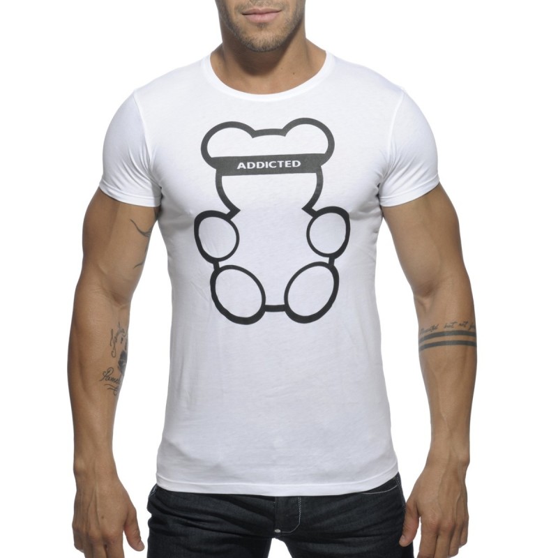 Addicted Bear Round Neck T-Shirt AD424 | ADDICTED Budapest – pick up in store