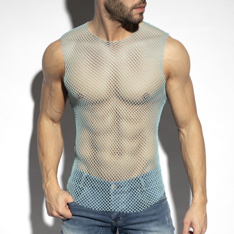  TS334 ES Collection Beachy Net Tank Top TS334