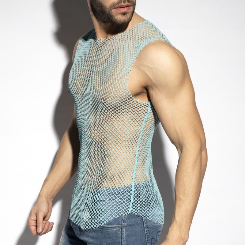  TS334 ES Collection Beachy Net Tank Top TS334