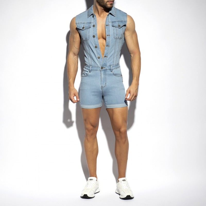 ES Collection Urban Denim Jumpsuit Shorts ESJ069 | ADDICTED Budapest – pick up in store