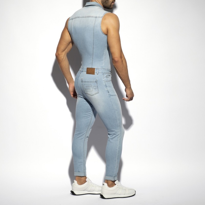  ESJ066 ES Collection Urban Denim Jumpsuit Pants ESJ066