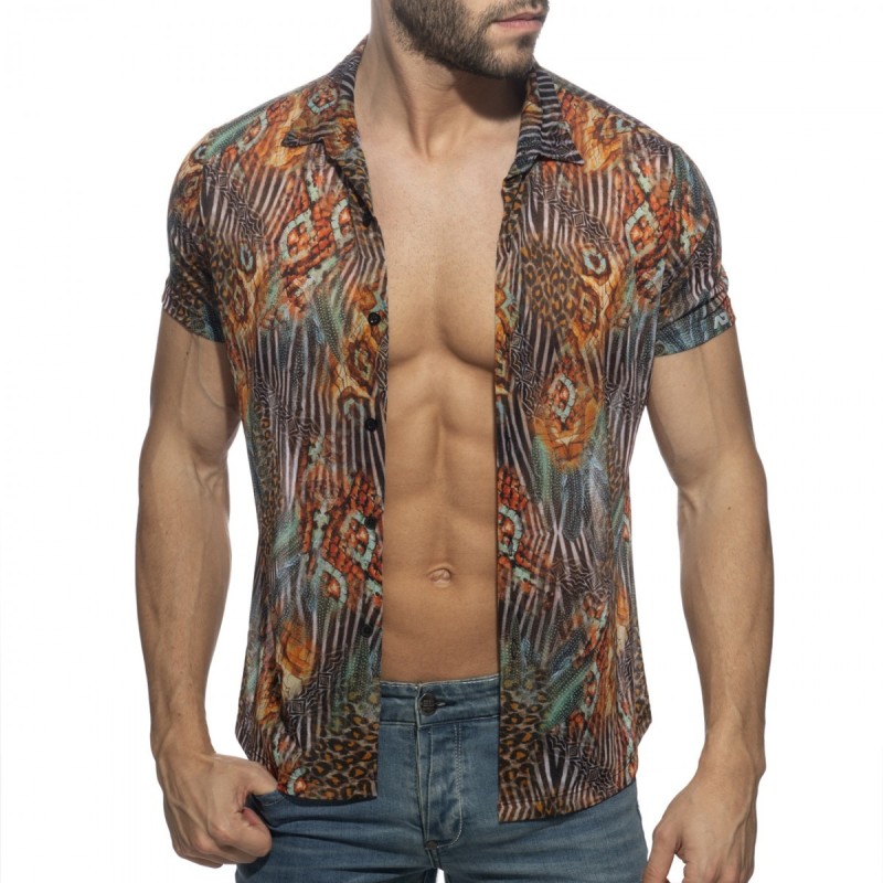  AD1312 Addicted Animal Print Shirt AD1312