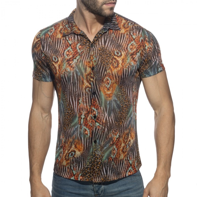 Addicted Animal Print Shirt AD1312 | ADDICTED Budapest – pick up in store