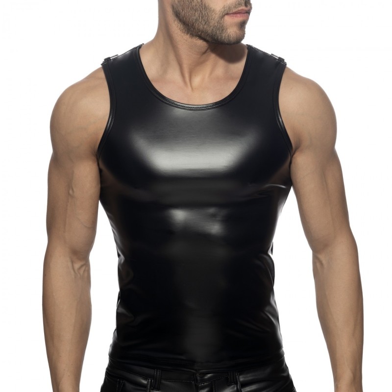 Addicted Rub Shoulder Zip Tank Top ADF215 | ADDICTED Budapest – pick up in store