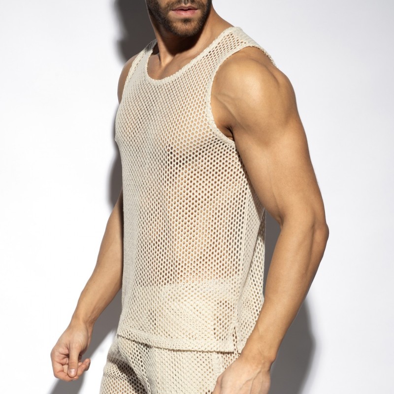  TS352 Es Collection Nyers Horgolt Tank Top TS352