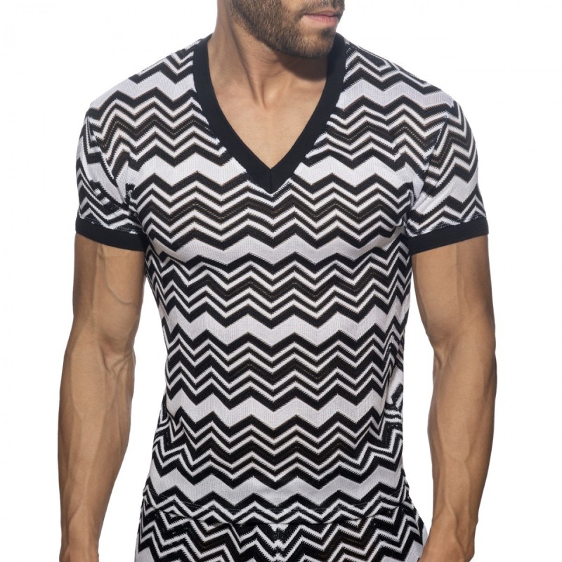 Addicted Isparta V-Neck T-Shirt AD1368 | ADDICTED Budapest – pick up in store