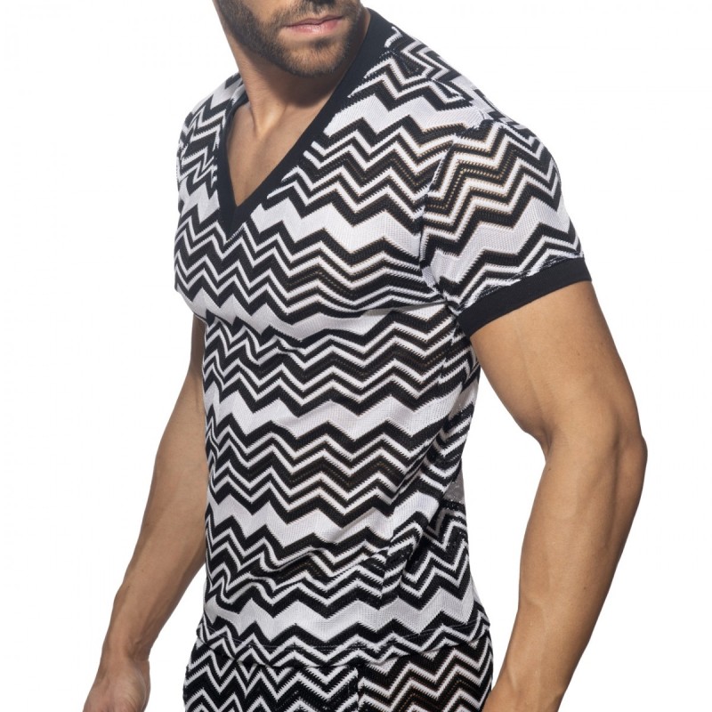 Addicted Isparta V-Neck T-Shirt AD1368 | ADDICTED Budapest – pick up in store
