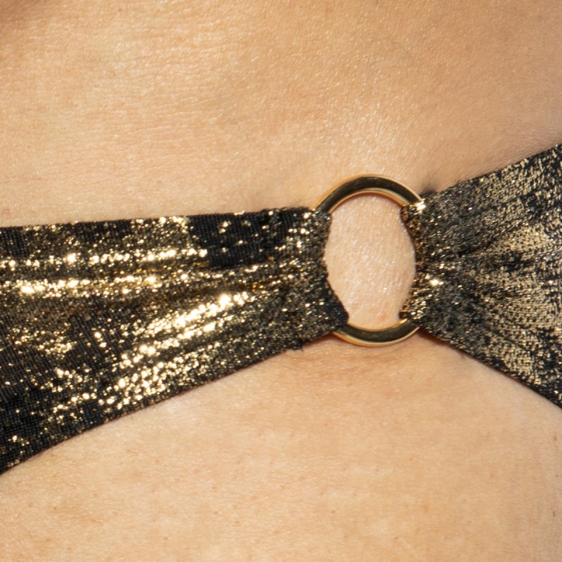 ES Collection Gold + Gold Bikini Brief UN657 | ADDICTED Budapest – pick up in store