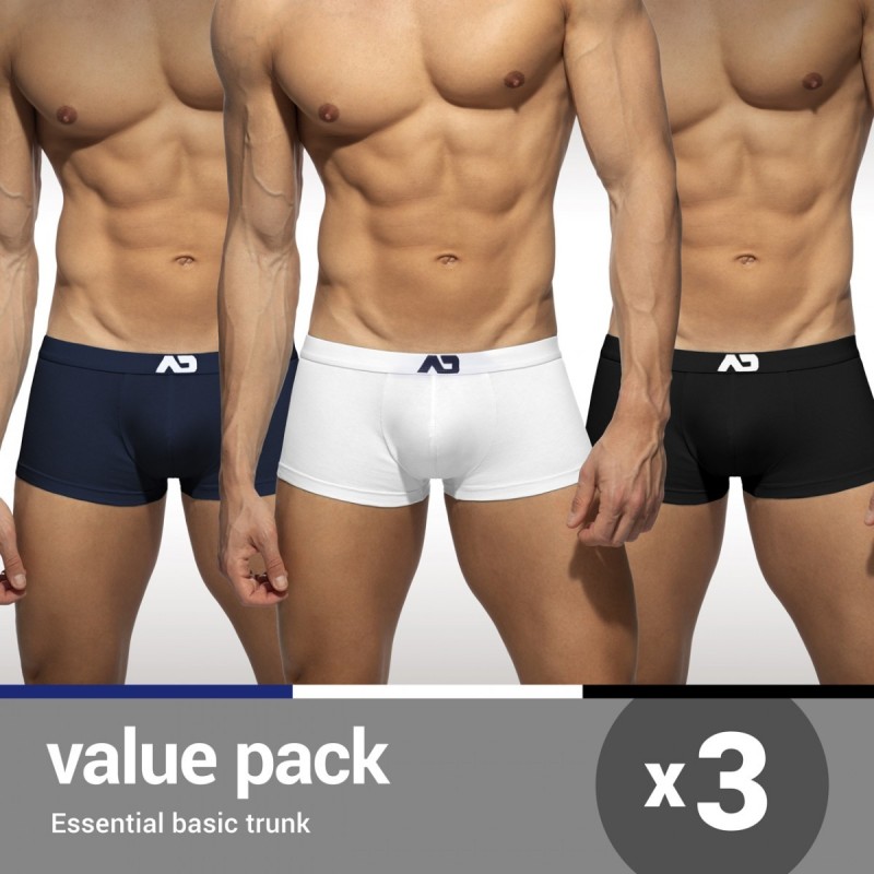 Addicted Essential Basic Trunk 3 Pack AD1450P | ADDICTED Budapest – pick up in store