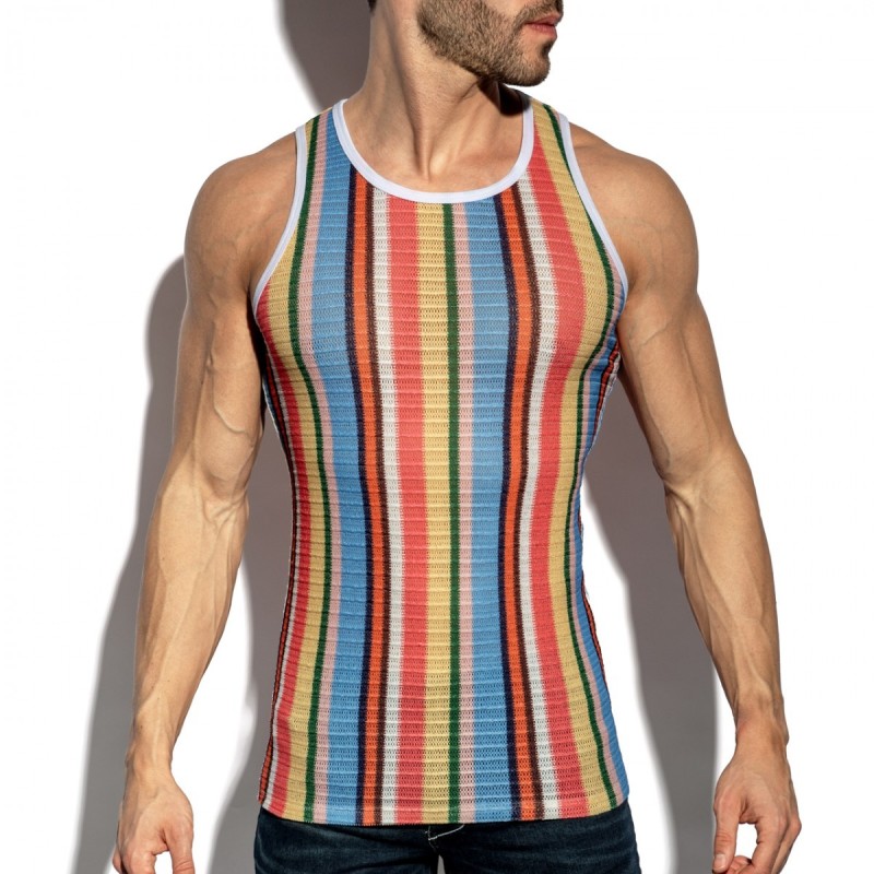  TS373 ES Collection Gelato Stripe Tank Top TS373