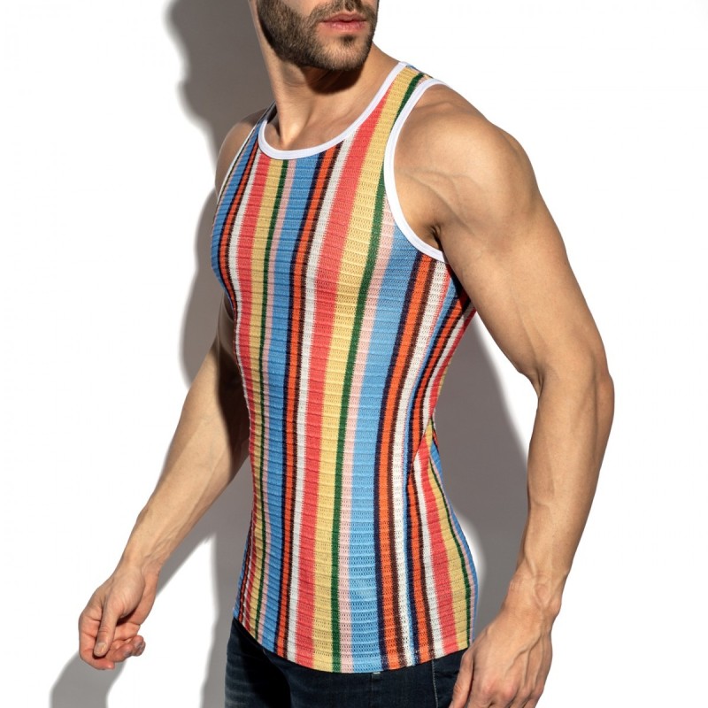  TS373 ES Collection Gelato Stripe Tank Top TS373