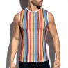  TS374 ES Collection Gelato Stripe Wide Tank Top TS374
