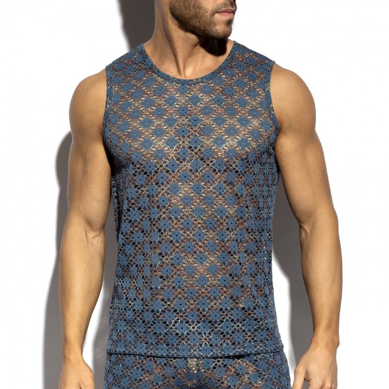  TS361 ES Collection Metallic Bloom Tank Top TS361