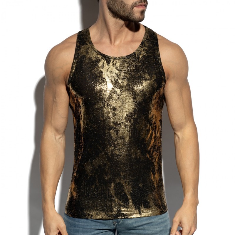  TS378 ES Collection Gold + Gold Tank Top TS378