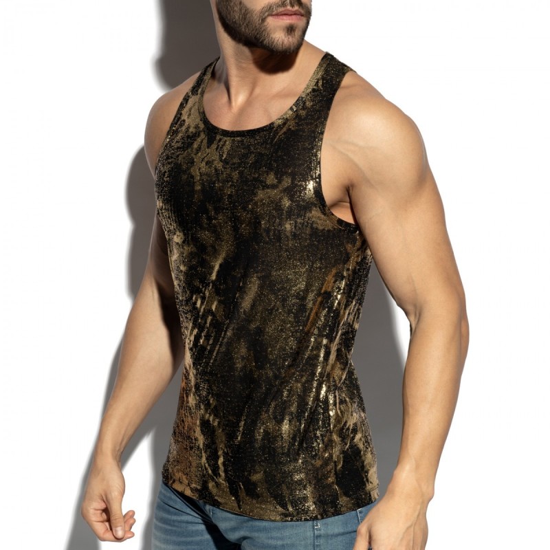  TS378 ES Collection Gold + Gold Tank Top TS378