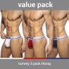 Addicted Tommy 3 Pack Thong AD1011P | ADDICTED Budapest – pick up in store