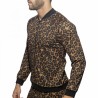 Addicted Leopard Bomber Jacket AD1132