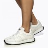 ES Collection White Mesh Sneakers SNL32