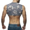 Addicted Ujjatlan Camo Crop Top AD869 | ADDICTED Budapest – üzletben átvehető