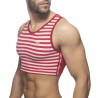 Addicted Sailor Velvet Crop Top AD944 | ADDICTED Budapest – üzletben átvehető