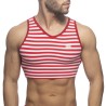 Addicted Sailor Velvet Crop Top AD944 | ADDICTED Budapest – üzletben átvehető