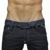 ES Collection Leather Belt With Embossed Logo BLT006 | ADDICTED Budapest – pick up in store