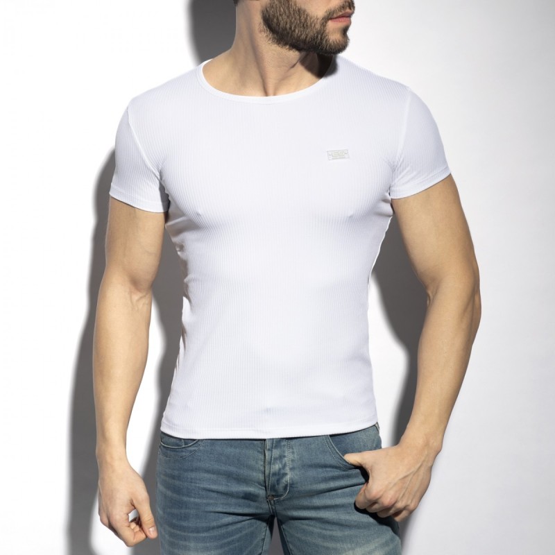 ES Collection Recycled Rib U-Neck T-Shirt TS302 | ADDICTED Budapest – pick up in store